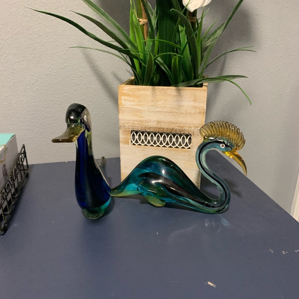 Art glass set of birds - Picture 4 of 7